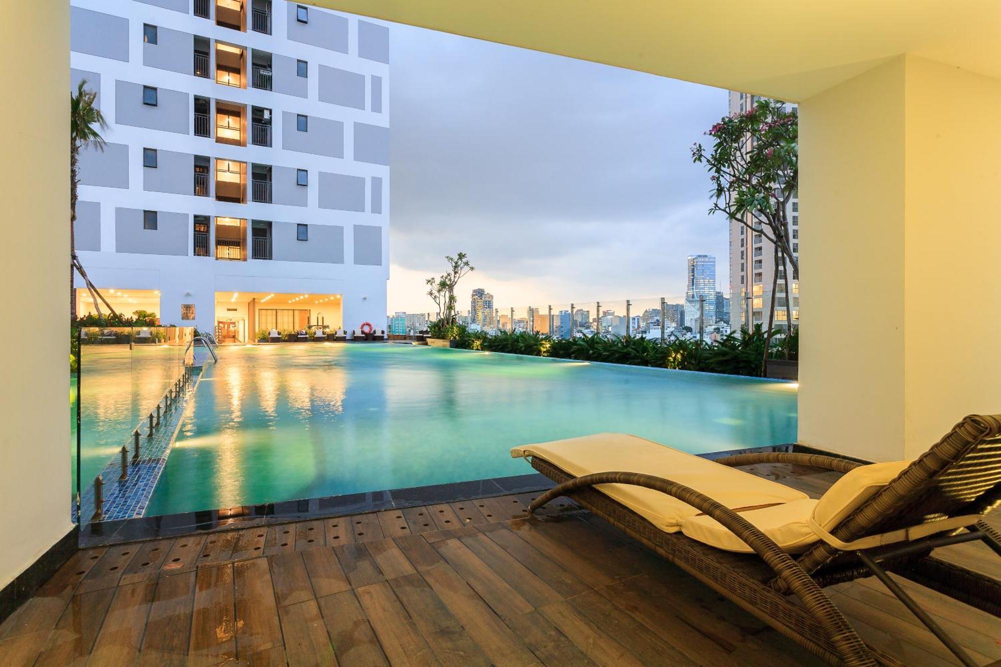 Spacious Saigon - Infinity Pool In Rivergate 胡志明市 外观 照片